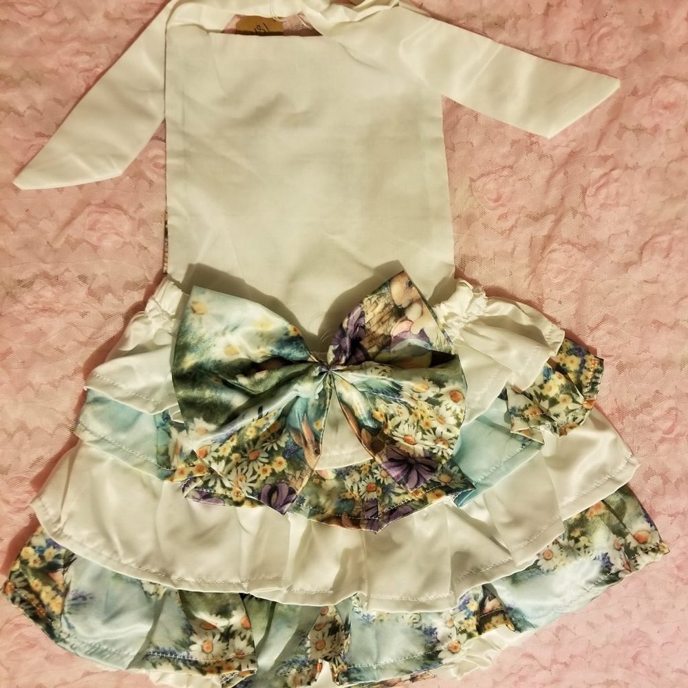 Easter Ruffle Romper - Picture 2 of 3